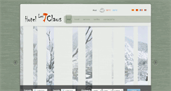 Desktop Screenshot of hotel7claus.com