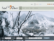 Tablet Screenshot of hotel7claus.com